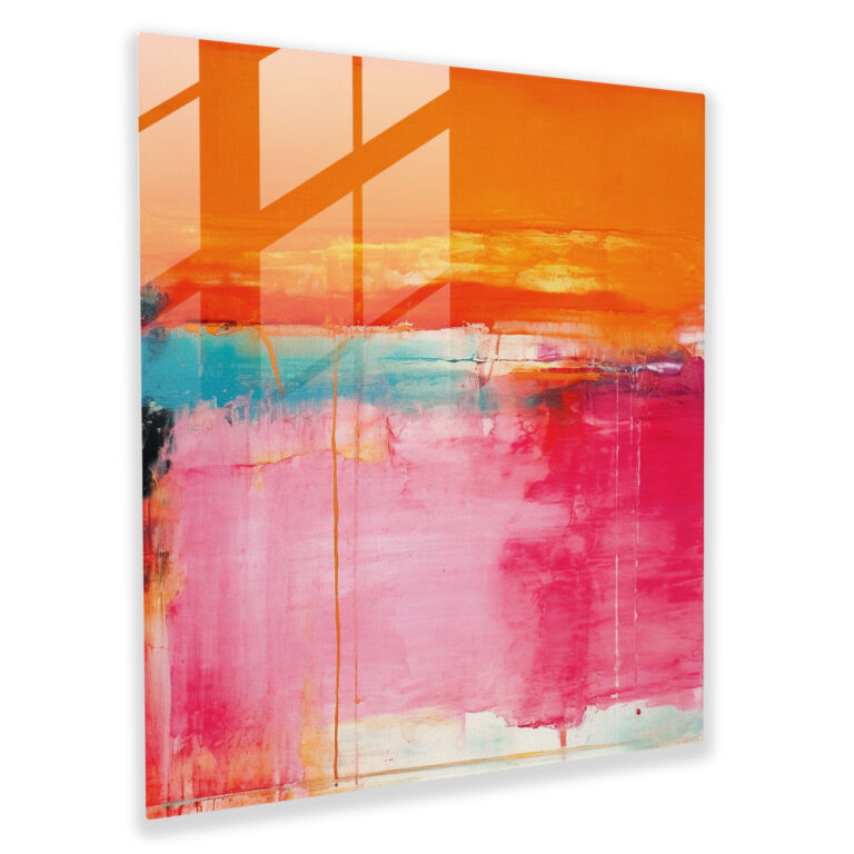 Exquisite Glass Print of Abstract Expressionist Painting by Mark Rothko - Wall Decor