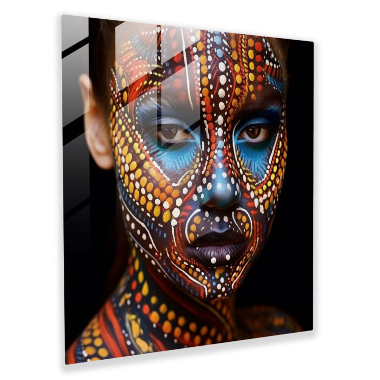 Cultural Identity Glass Print - Aboriginal, Home Decoration, Glass Wall Art, Glass Art