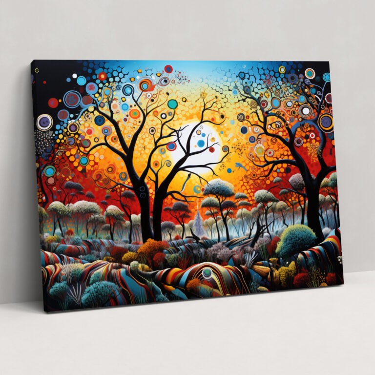 Aboriginal Bush Tucker Canvas Print - Aborginal, Home Decoration, Canvas Print, Canvas Wall Art