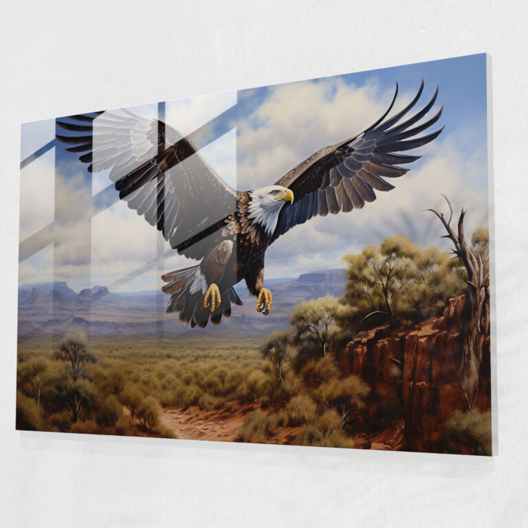 Aboriginal Glass Print: Spirit Of The Outback - Aborginal, Aboriginal-Inspired, Home Decoration, Glass Wall Art