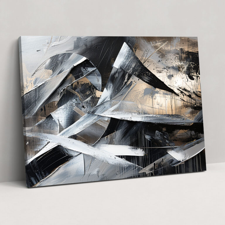 Futuristic Abstract Art Wall Decoration - Abstract Art, Canvas, Wall Decoration, Canvas Wall Art