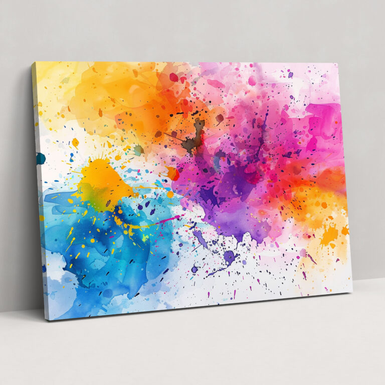 Vibrant Abstract Art Canvas Print - Abstract Art, Home Decoration, Canvas, Canvas Print