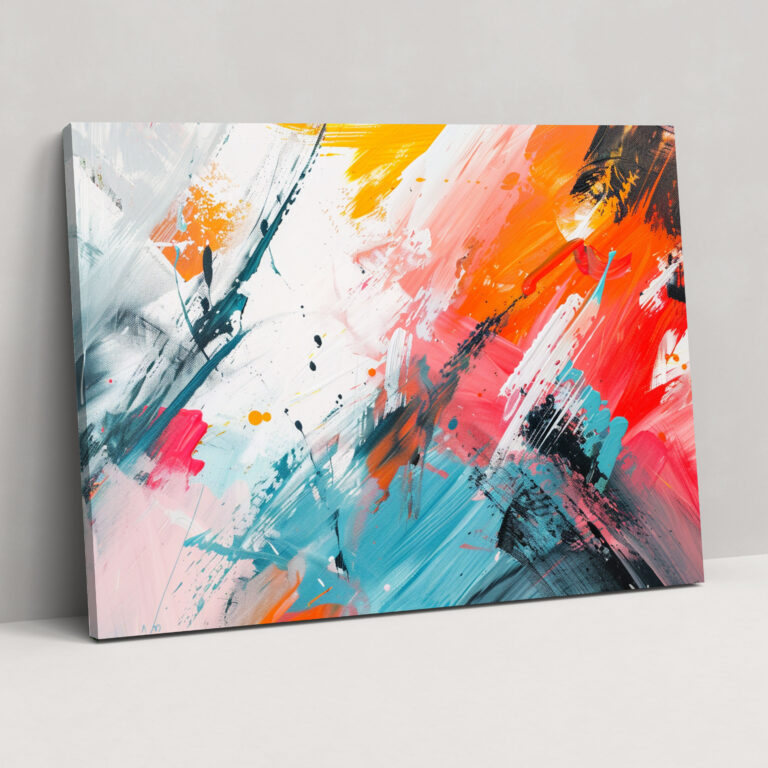 Bold Brush Strokes Abstract Art Canvas Print Wall Art - Abstract Art, Wall Art, Home Decoration, Abstract Art