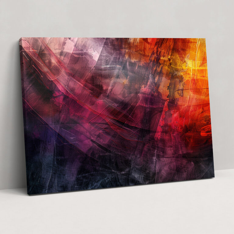 Translucent Layers Abstract Art Canvas Print Wall Decoration - Abstract Art, Canvas Wall Art, Canvas Print, Home Decoration