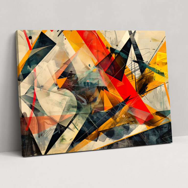 Dynamic Abstract Art Canvas Print Wall Art - Abstract Art, Canvas, Abstract Art, Canvas Wall Art