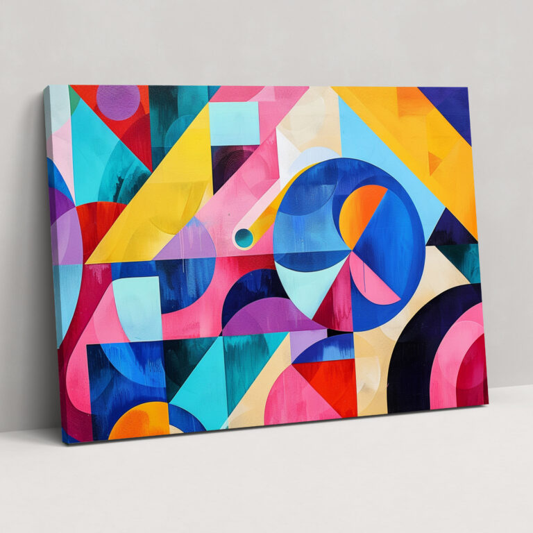 Bold Geometric Patterns Canvas Print - Abstract Art, Canvas Print, Wall Decoration, Abstract Art