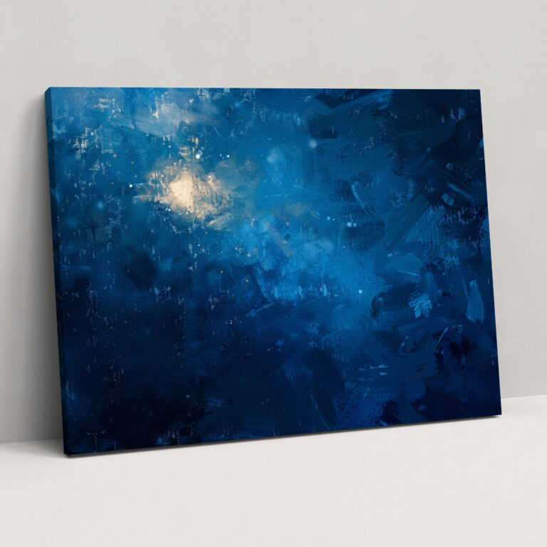 Enchanting Night Sky Abstract Art Wall Decoration - Abstract Art, Wall Decoration, Home Decoration, Canvas Wall Art