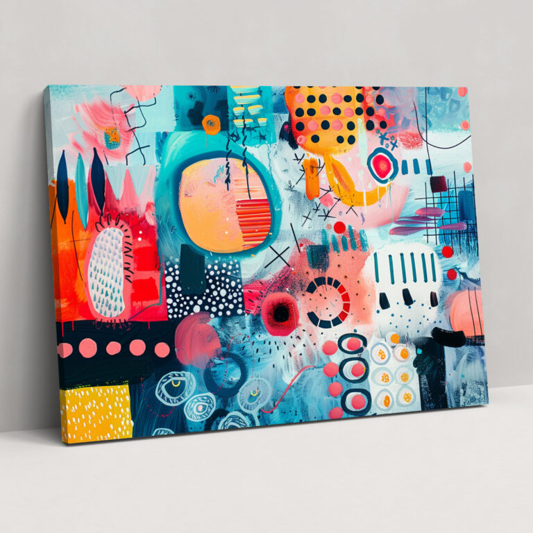 Abstract Art Wall Decoration - Abstract Art, Whimsical Art, Home Decoration, Abstract Art