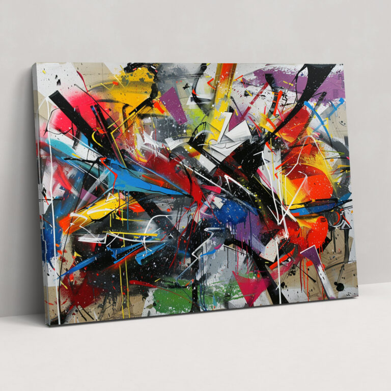 Energetic Abstract Art Wall Decoration - Abstract Art, Wall Decoration, Abstract Art, Home Decoration
