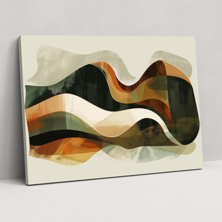Earthy Abstract Art Canvas Print - Abstract Art, Canvas Print, Abstract Art, Canvas
