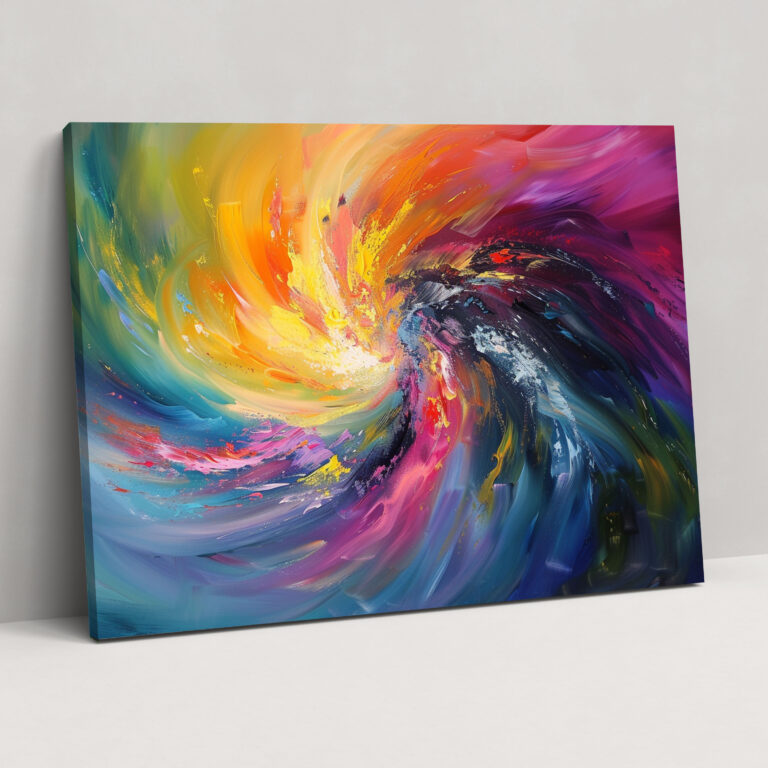 Energetic Abstract Art Canvas Print - Abstract Art, Abstract Art, Wall Art, Canvas Wall Art