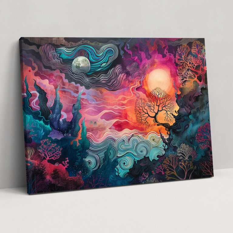 Surreal Imagery Abstract Art Wall Art - Abstract Art, Abstract Art, Wall Art, Canvas Wall Art