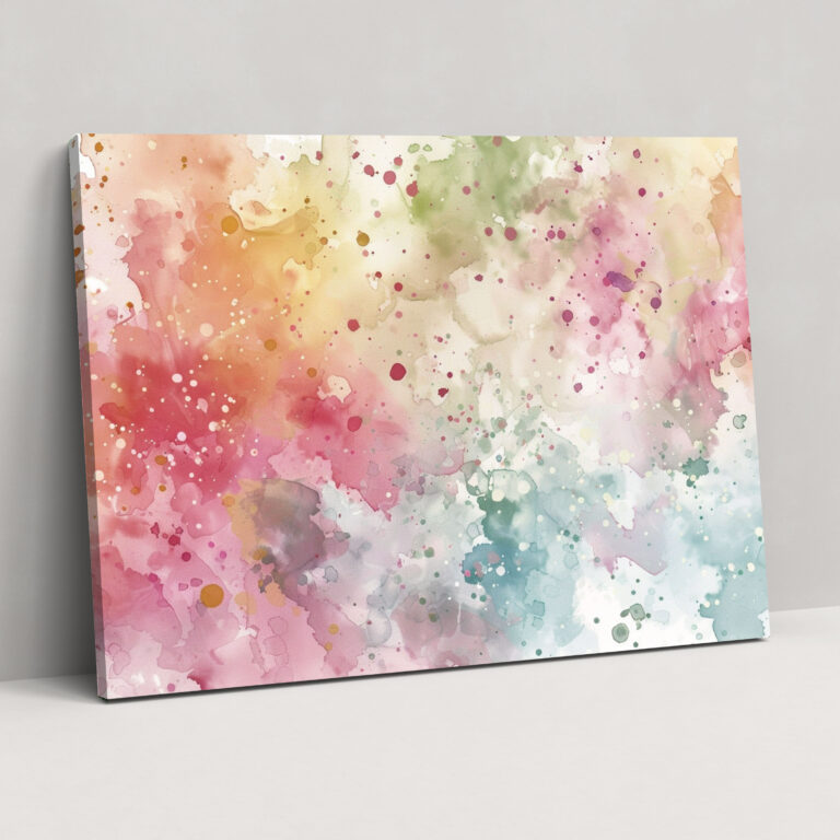 Dreamy Watercolor Abstract Art Canvas Print - Abstract Art, Canvas, Home Decoration, Abstract Art