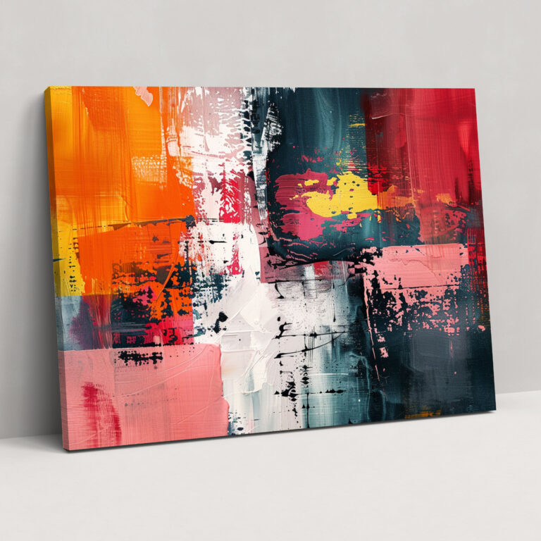 Graphic Abstract Art Wall Art - Abstract Art, Canvas Print, Abstract Art, Canvas