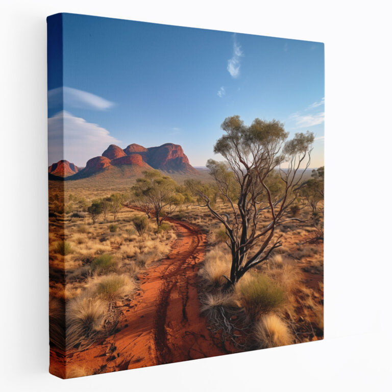 Indigenous Australian Landscapes Canvas Print - Aboriginal, Wall Art, Home Decoration, Aboriginal