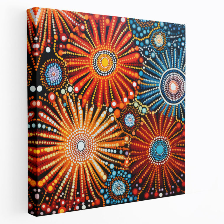 Aboriginal Creation Canvas Print - Aboriginal, Canvas Print, Wall Decoration, Aboriginal