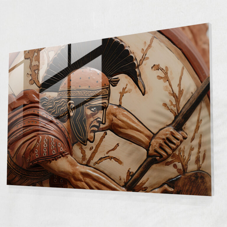 Ancient Weapons Glass Print - Ancient Weapons, Ancient Weapons, Wall Decoration, Glass Print