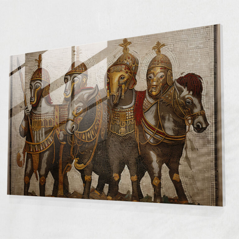 Ancient Weapons Glass Art - Ancient Weapons, Glass Wall Art, Glass Art, Ancient Weapons
