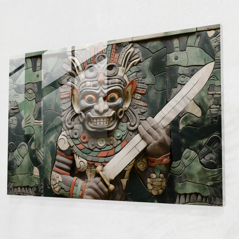 Ancient Weapons Glass Wall Art - Ancient Weapons, Modern Art, Wall Decoration, Ancient Weapons