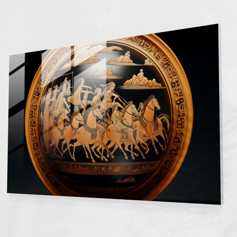 Ancient Weapons Glass Print - Ancient Weapons, Glass Print, Glass Wall Art, Wall Decoration