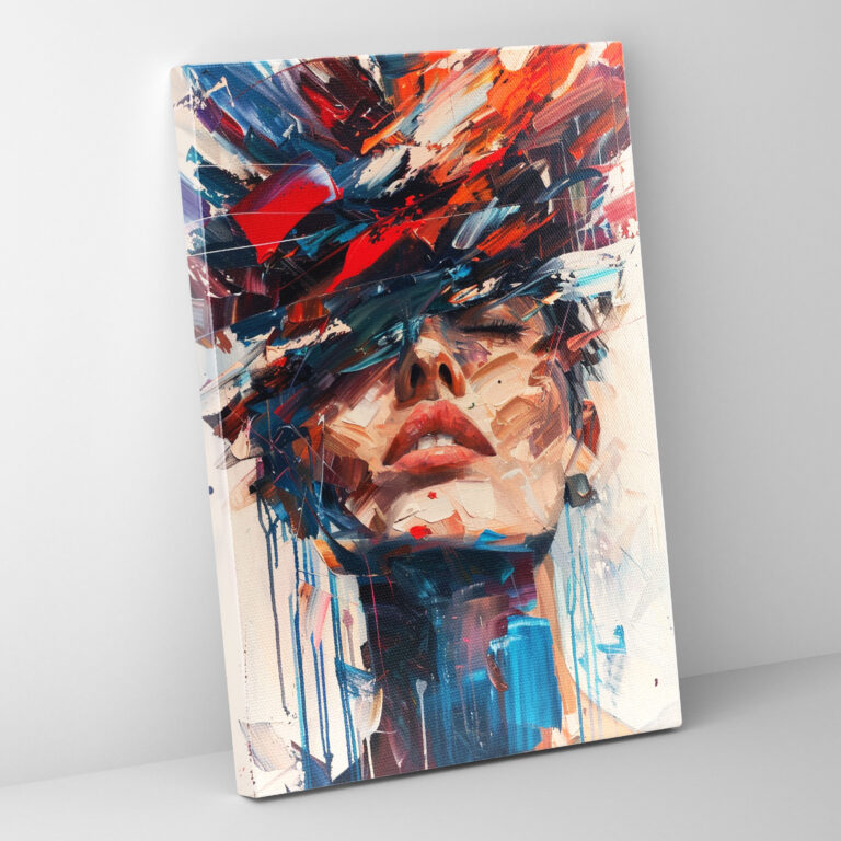 Cubaction Paintingism Wall Art - Action Painting, Home Decoration, Canvas Wall Art, Canvas Print