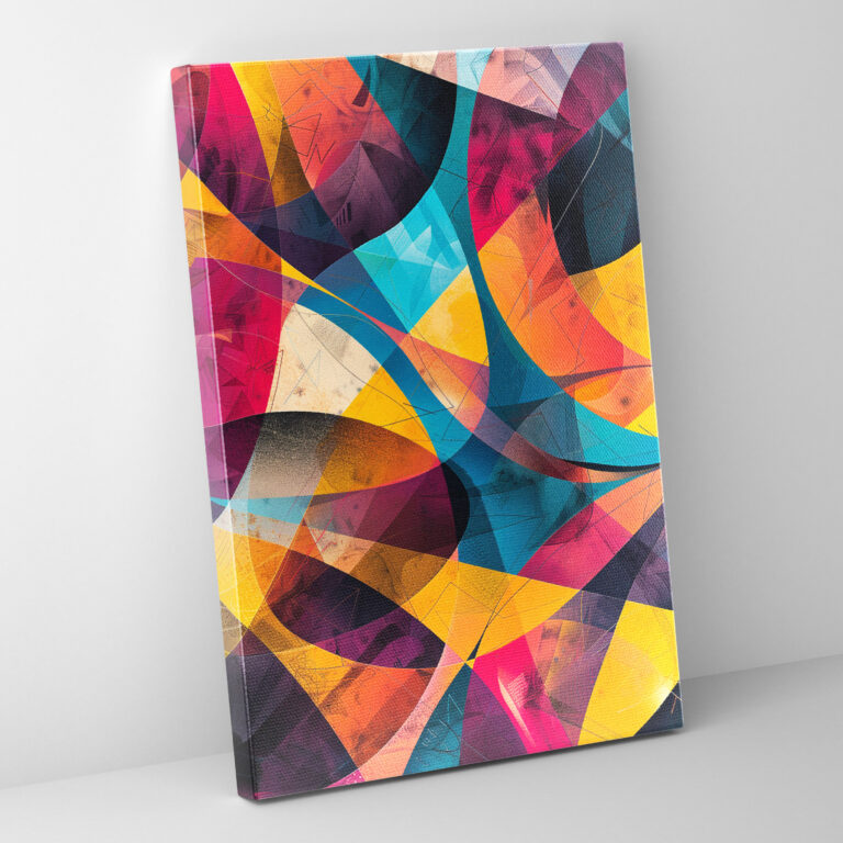 Cubaction Paintingism Wall Decoration - Action Painting, Canvas Wall Art, Wall Decoration, Wall Art