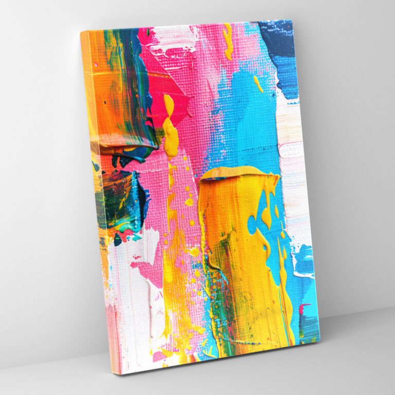 Action Painting Wall Decoration - Bold Strokes - Action Painting, Wall Art, Canvas, Canvas Print
