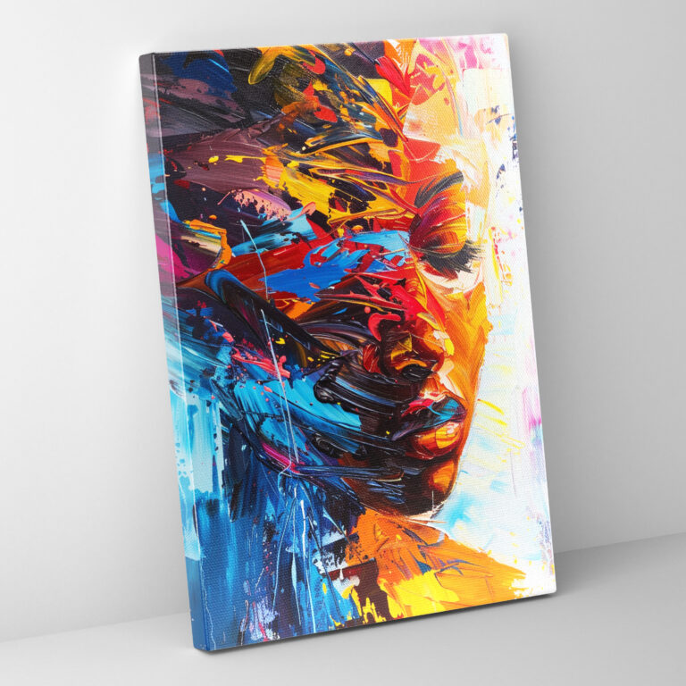 Intense Action Painting Canvas Print - Action Painting, Action Painting, Home Decoration, Canvas Wall Art