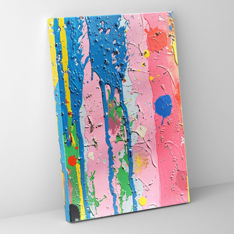 Dripping Paint Action Painting Wall Decoration - Action Painting, Home Decoration, Wall Art, Action Painting