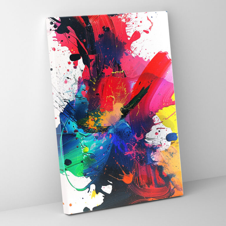 Action Painting Canvas Print - Action Painting, Canvas Wall Art, Wall Art, Canvas