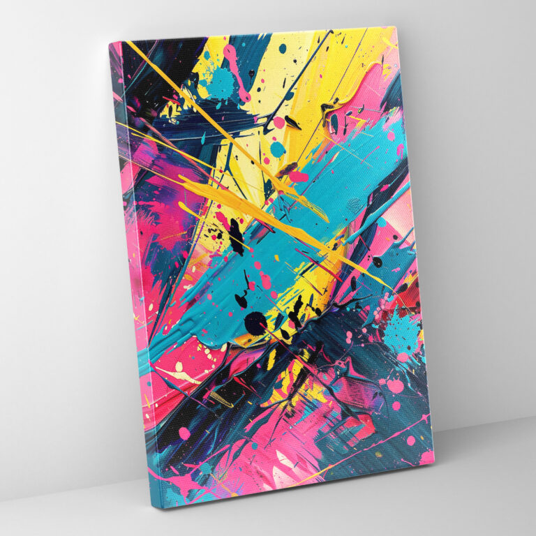 Action Painting Canvas Print - Action Painting, Canvas, Action Painting, Canvas Print