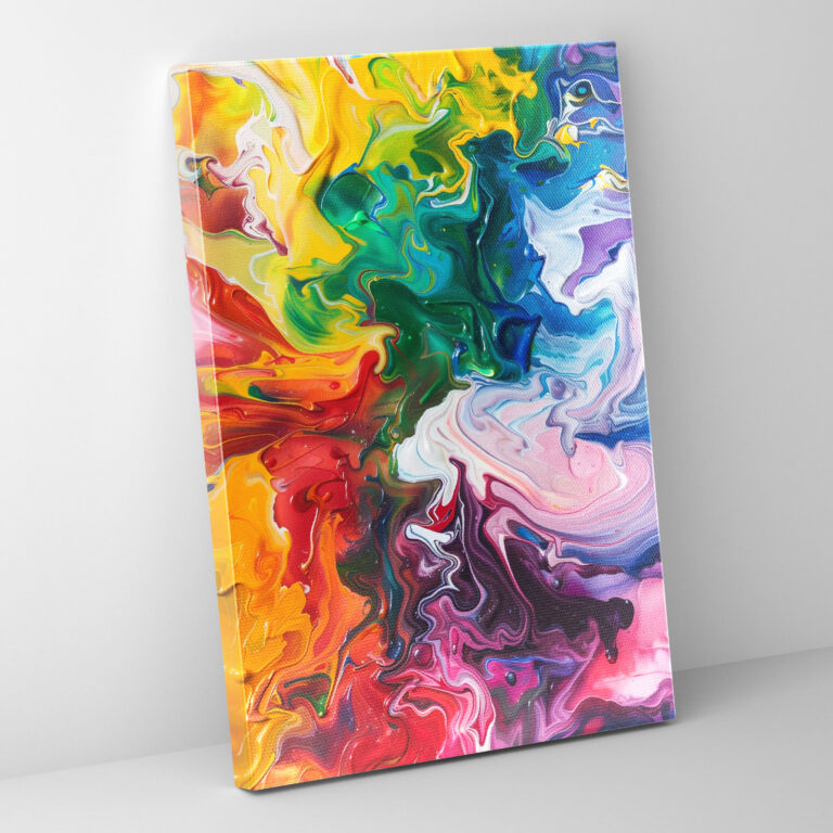 Action Painting Wall Art Decor - Action Painting, Home Decoration, Wall Art, Canvas Wall Art