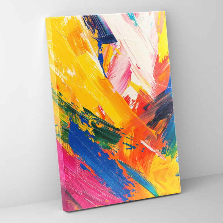 Action Painting Modern Wall Art - Action Painting, Wall Art, Canvas, Wall Decoration