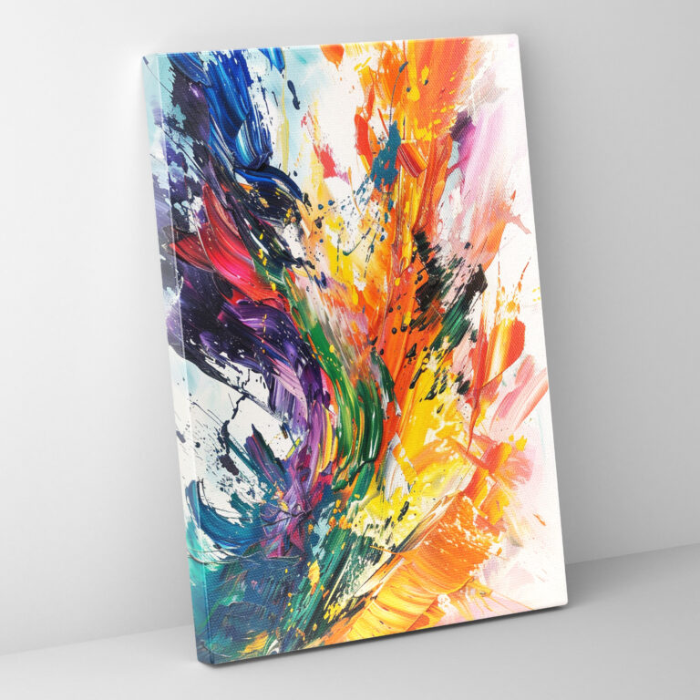 Action Painting Canvas Print - Action Painting, Canvas Print, Canvas Wall Art, Home Decoration