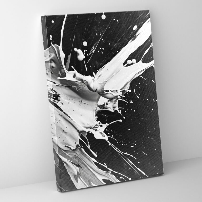 Action Painting Wall Art - Action Painting, Wall Art, Canvas, Canvas Wall Art