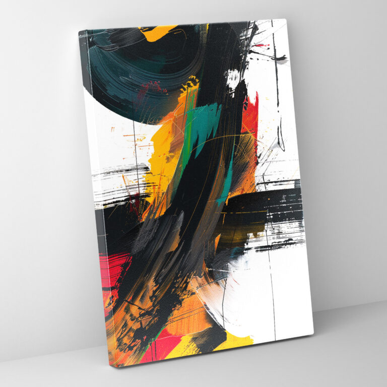 Action Painting Wall Decoration - Action Painting, Wall Art, Canvas Print, Canvas