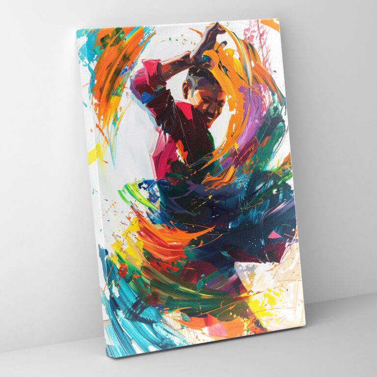 Action Painting Canvas Print - Action Painting, Canvas Wall Art, Canvas Print, Action Painting