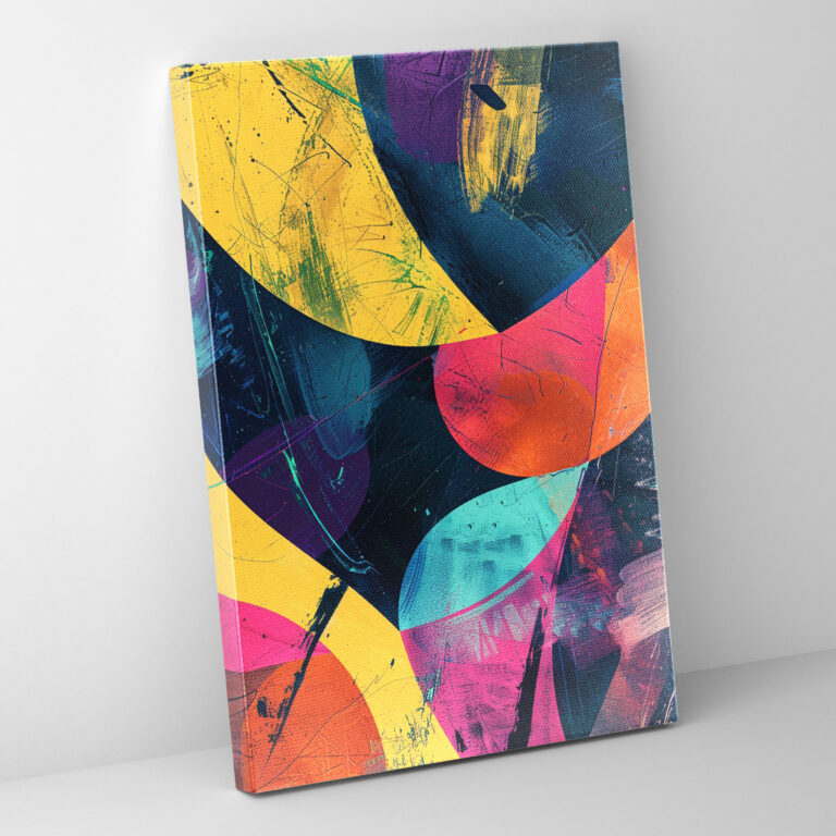 Action Painting Wall Art - Action Painting, Canvas, Home Decoration, Wall Art