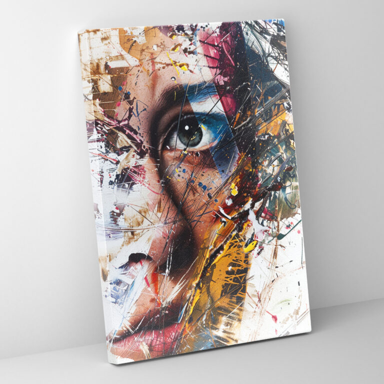 Action Painting Wall Art - Action Painting, Home Decoration, Canvas, Canvas Wall Art