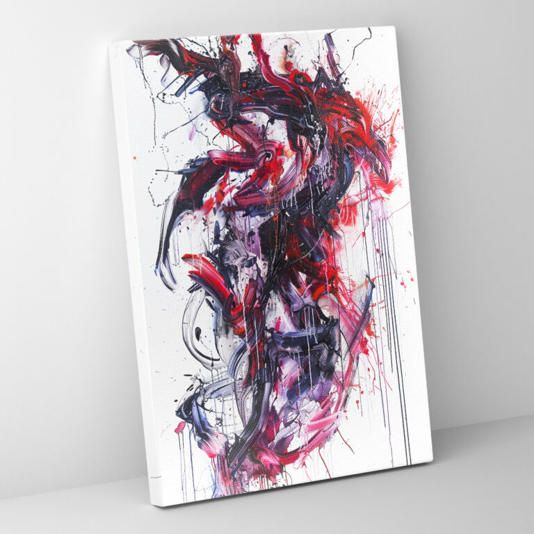 Organic Spontaneity Wall Art - Action Painting, Wall Art, Home Decoration, Spontaneous