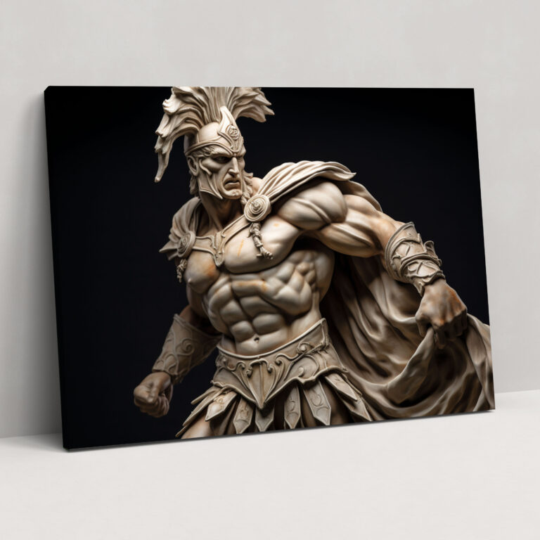 Ancient Weapons Wall Decoration - Roman Gladiator - Ancient Weapons, Bravery, Canvas, Ancient Weapons