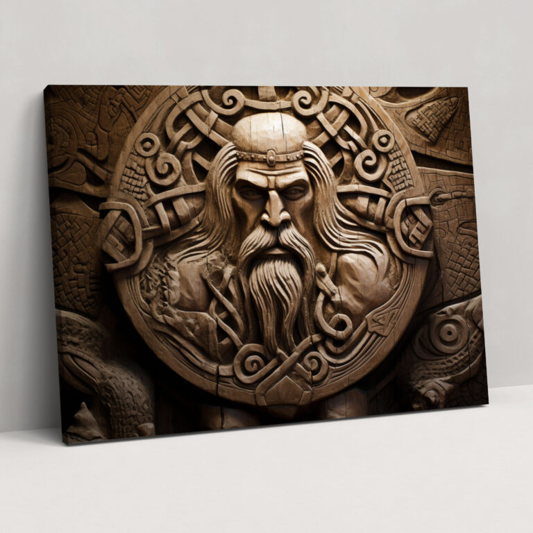 Ancient Weapons Canvas Print - Celtic Warrior - Ancient Weapons, Warrior, Mysticism, Wall Decoration
