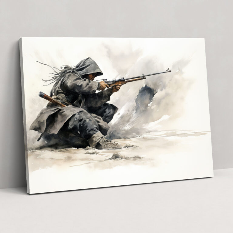 Ancient Weapons Wall Art - Chinese Crossbowman Canvas Print - Ancient Weapons, Ancient Weapons, Wall Art, Canvas Wall Art