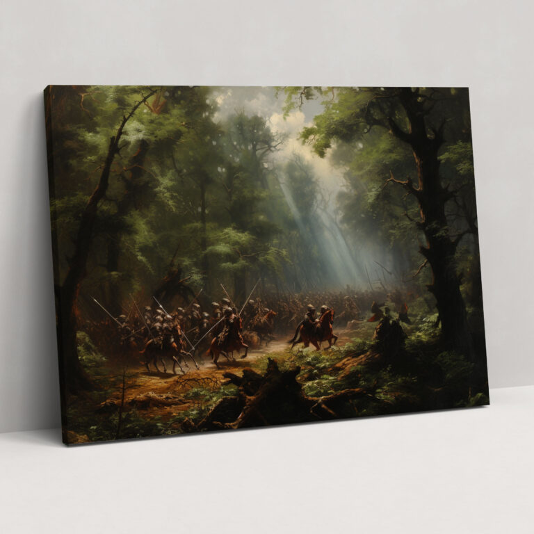 Ancient Weapons Canvas Print - Ancient Weapons, Canvas Print, Battle Scene, Wall Art