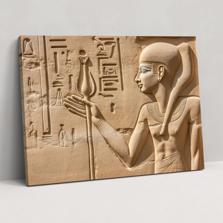 Ancient Weapons Wall Decoration - Egyptian Pharaoh - Ancient Weapons, Canvas Wall Art, Home Decoration, Canvas Print