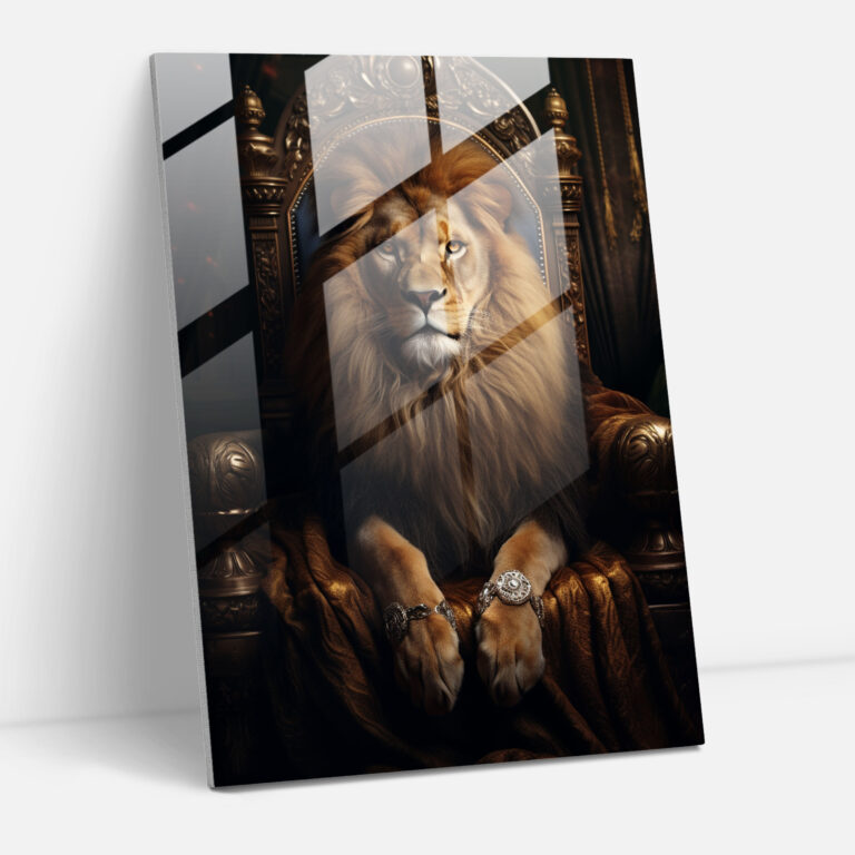 Animals Dressed Like Humans Glass Wall Art - Animals Dressed Like Humans, Glass Wall Art, Glass Print, Home Decoration