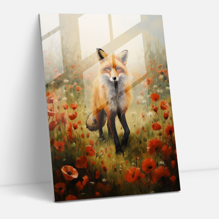 Animals Dressed Like Humans Glass Print - Animals Dressed Like Humans, Top Hat, Glass Print, Elegance