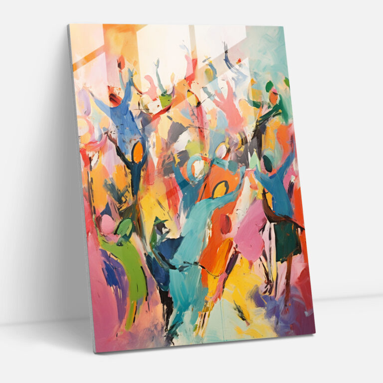 Animals Dressed Like Humans Home Decoration - Animals Dressed Like Humans, Modern Art, Explosive Colors, Wall Decoration