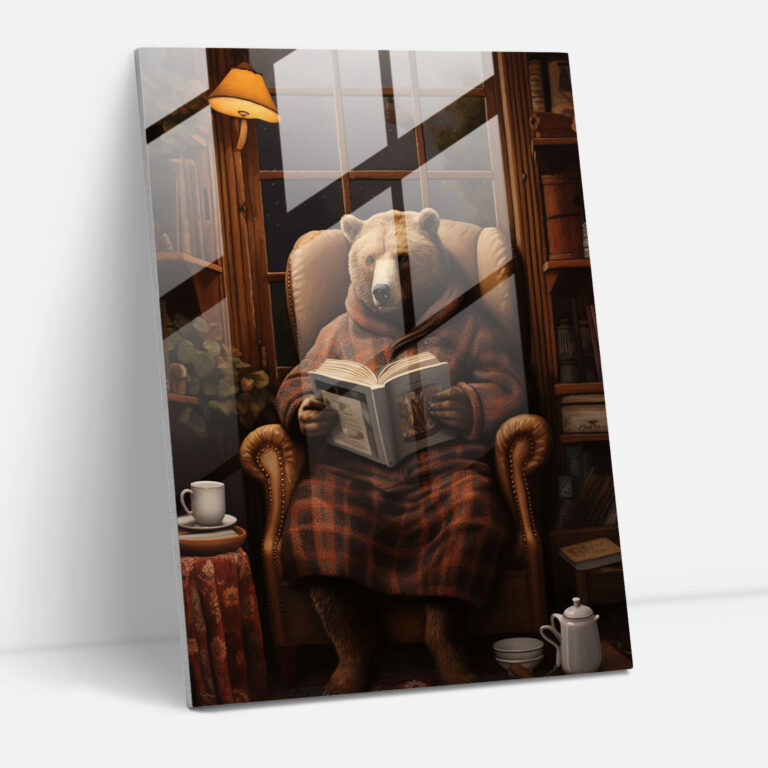 Animals Dressed Like Humans Glass Wall Art - Collage Art - Animals Dressed Like Humans, Home Decoration, Modern Art, Wall Decoration