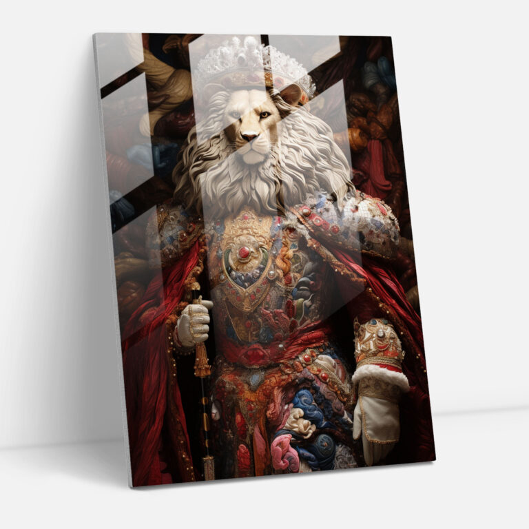 Animals Dressed Like Humans Glass Print - Animals Dressed Like Humans, Animals Dressed Like Humans, Textures, Home Decoration